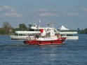 Motor Segelboot mit Motorschaden trieb gegen Alte Liebe bei Koeln Rodenkirchen P110